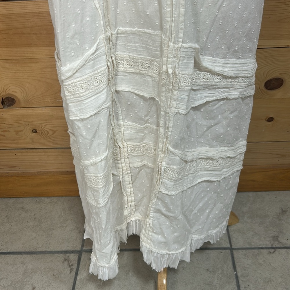Magnolia Pearl vintage textile cotton granny nightgown cottagecore dress XL - Picture 8 of 16
